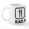 thumbnail image 2 of CafePress - Eat Sleep Fish - 20 Oz White Ceramic Mega Mug, 2 of 5
