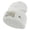 White, variant on U.S. Army Veteran Embroidered Long Knitted Beanie - Black OSFM