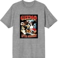 thumbnail image 4 of Gremlins Monsters & Logo Men's Heather Gray Crew Neck Short Sleeve Tee-3XL, 4 of 6