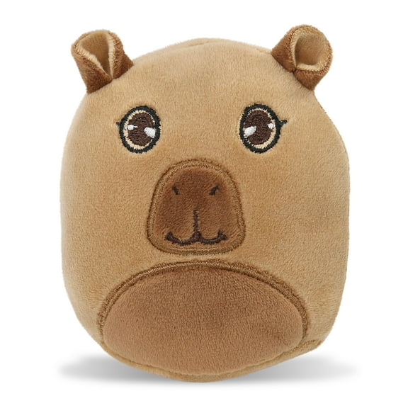 DolliBu Snug Mooshies Capybara Stuffed Animal - Wild Life Super Squishy Soft Sensory Plush Toy for Girls and Boys, Cute Small Kids Plush Animal Friend to Play, Squeeze, Soothe Stress, Cuddle - 4 Inch