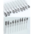 thumbnail image 2 of Juego de brocas de carburo Sworker, 10 piezas, vástago de 1/8 para Dremel, 2 of 9