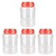 thumbnail image 5 of 4 recipientes transparentes sellados para té, tarros de plástico para almacenar alimentos (1000 ml), 5 of 5