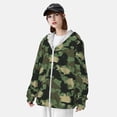 thumbnail image 3 of Cauagu Camouflage Requin pour Protection Solaire Chandail à Capuchon pour Hommes et Femmes, Manches Longues Maillot Dermoprotecteur Pêche Course Séchage Rapide Léger-Grand, 3 of 7