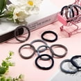 thumbnail image 6 of Dicasser 12 Pieces Cotton Hair Ties Braided Hair Bands Elastic Hair Ties Ropes Braided Ponytail Holders Hair Accessories for Women Girls Thick Heavy and Curly Hair (Mixed Colors), 6 of 7