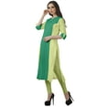 thumbnail image 3 of Moomaya Vêtements Ethniques pour Femmes Kurta Punjabi Longue Droite pour Femmes Robe Indienne Décontractée, 3 of 6
