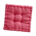thumbnail image 1 of Cojín de asiento con forma de galleta para silla, moderno, suave, cómodo y decorativo. Rosa roja, 1 of 8
