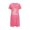 Hot Pink, variant on Tnhcen Holiday Plus Size Sleep Dress Funny Christmas Print Short Sleeve Round Neck Short Length Stretchy Polyester Spandex S-2XL for Cozy Nights