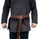 thumbnail image 2 of Cinturón medieval de cuero sintético con relieve, cinturón de vestuario con la historia repetida, cinturón de caballero renacentista retro para accesorios de vestuario vikingo de color marrón oscuro, 2 of 3