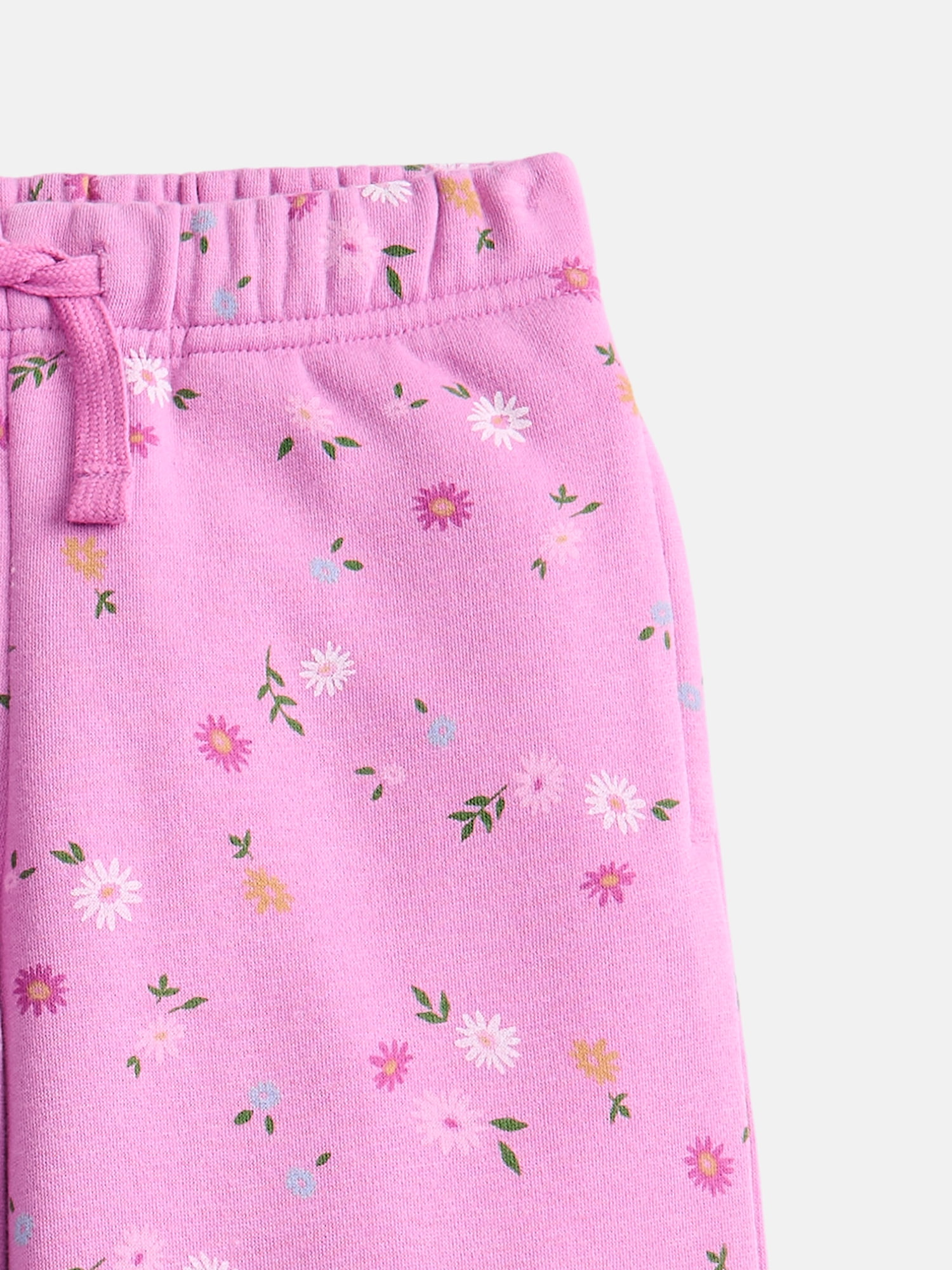 Wonder Nation Girls Fleece Hoodie and Wide Leg Sweatpant, 2-Piece Set, Sizes 4-18