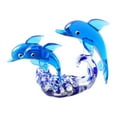 thumbnail image 4 of Dolphin Decor Dolphin Ornaments Craft Collection Sea Animal Tabletop Clear Glass B, 4 of 9
