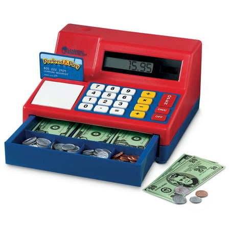 Learning Resources® Pretend & Play® Calculator Cash (Best Kids Cash Register)
