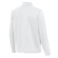 thumbnail image 3 of Men's Antigua White Minnesota Wild Twist Quarter-Zip Pullover Jacket, 3 of 3