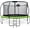 Green, variant on Campior Pumpkin Trampoline with Hoop & Enclosure – Durable, Safe, Waterproof, Backyard Fun - Blue 8FT