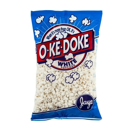 Jay's O-Ke-Doke White Popcorn, 8 Oz.