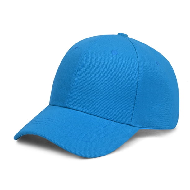 Gorra de béisbol de algodón de color claro para hombre y mujer, gorra de lona