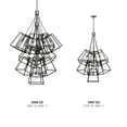 thumbnail image 5 of Modern Farmhouse Thirteen Light Chandelier-Bronze Finish Bailey Street Home 81-Bel-2022019, 5 of 9