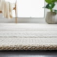 thumbnail image 4 of SAFAVIEH Kilim Adam Striped Polyester Area Rug, Ivory/Tan, 5' x 8', 4 of 8