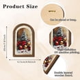 thumbnail image 2 of 2026 Christmas Indoor Decoration Vintage Christmas Wooden Framed Sign. Arched Frame Xmas Wall Art. Tabletop Hanging Purpose Decor For Holiday Indoor Home Party Ornament, 2 of 7
