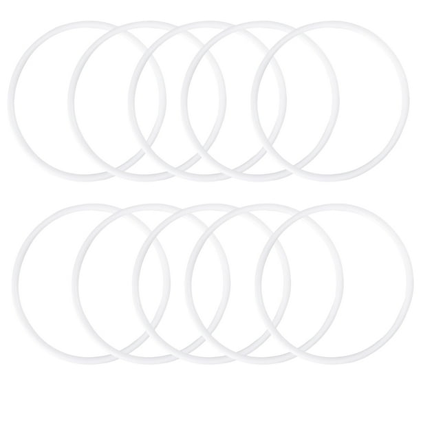 Ounona 10pcs 16cm Dreamcatcher Round, Round Plastic Rings