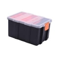 thumbnail image 4 of Caja de piezas de herramientas pequeñas, caja de piezas ensambladas, caja de componentes con tapa transparente profesional reutilizable, organizador, 4 of 8