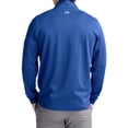 thumbnail image 2 of Men's-Cutter & Buck  Blue MTSU Blue Raiders DryTec Traverse Stretch Eco Tri-Blend Quarter-Zip Pullover, 2 of 2
