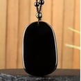 thumbnail image 7 of HOOUN Crystal Natural Black Obsidian Guanyin Kwan-Yin Necklace Pendant Bead Chain, 7 of 7