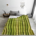 thumbnail image 5 of Vsdgher Green Bamboo Fence Ultra-Soft Micro flannel Blanket Throw Blankets for Couch Sofa, Bed (4 sizes)-60"x50", 5 of 7