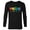 Black, variant on Disney Pride Collection Rainbow Mickey Mouse Icon Pride 2024- Long Sleeve T-Shirt for Men - Customized-Navy