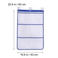 thumbnail image 2 of BESTYASH Bolsa De Almacenamiento Colgante Azul Con 6 Bolsillos De Malla Transparente Para Organizar, 2 of 7