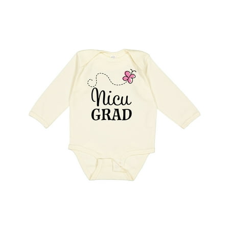 

Inktastic NICU Graduate Baby Girl Outfit Gift Baby Girl Long Sleeve Bodysuit