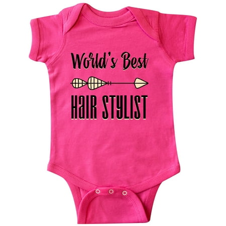 

Inktastic Gift for Hair Stylists World s Best Gift Baby Boy or Baby Girl Bodysuit