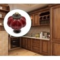 thumbnail image 5 of 12 Pcs Boutons Citrouille Rouge Rouille, Boutons d'Armoire en Céramique Vintage, Boutons de Tiroir Poignées de Tiroir avec Vis de Montage, 5 of 5