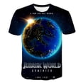 thumbnail image 1 of Camisetas de Dominion del Mundo Jurásico para niños y niñas, camisetas con estampado de dibujos animados, camisetas casuales de moda de verano de manga corta para niños, 12M Gao Jinjia LED, 1 of 2