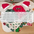 thumbnail image 3 of sdbrld Infant Baby Boy Christmas Outfit 3 6 9 12 18 Months Long Sleeve Romper Pants and Hat 3Pcs Clothes Set Sizes 6-9 Months, 3 of 9