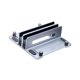 thumbnail image 4 of Soporte de portátil portátil vertical soporte para portátiles ahorro de espacio de guardería ajustable organizador estable de escritorio de escritorio Ranura doble argent, 4 of 10