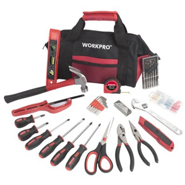 Hyper Tough 89 Piece Household Tool Set Tool Multipurpose Kit with Black Bag New 
