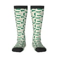 thumbnail image 2 of Lsque Cartoon Crocodile Printed Crew Socks Men's Women's LightWeight Thin Casual Calf Socks ,Knee High Socks,Cotton Socks, 2 of 9
