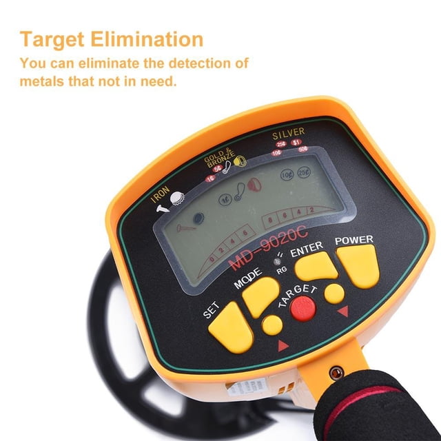 Khall 3-10ft Detection Depth Gold Detector Scanner, Finder Gold Digger, For Gold, Silver, Aluminium, Copper, Iron, Etc