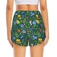 thumbnail image 2 of Lsque Forest Flora And Fauna Printed Women's Running Shorts with Liner Pockets,Elastic Quick Dry Workout Athletic Gym Yoga Shorts,Womens High Waist Shorts-Large, 2 of 9