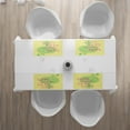 thumbnail image 3 of Ambesonne Love Place Mats Set of 4, Positive World Wishes, Standard Size, Green Soft Pink Yellow, 3 of 4