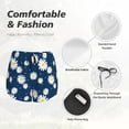 thumbnail image 4 of Rocae Daisies Flowers for Women's Athletic Shorts Quick Dry Workout Hiking Shorts With Pockets for Running, Yoga, Gym, Sports Large, 4 of 9