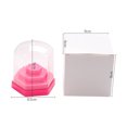 thumbnail image 2 of Shisuyan Nail Drill Bits Storage Case Dustproof Display Box 2Pcs 9x8.5Cm, 2 of 8