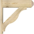 thumbnail image 3 of Ekena Millwork 8"W x 28"D x 28"H Funston Rough Sawn Craftsman Outlooker, Douglas Fir, 3 of 4