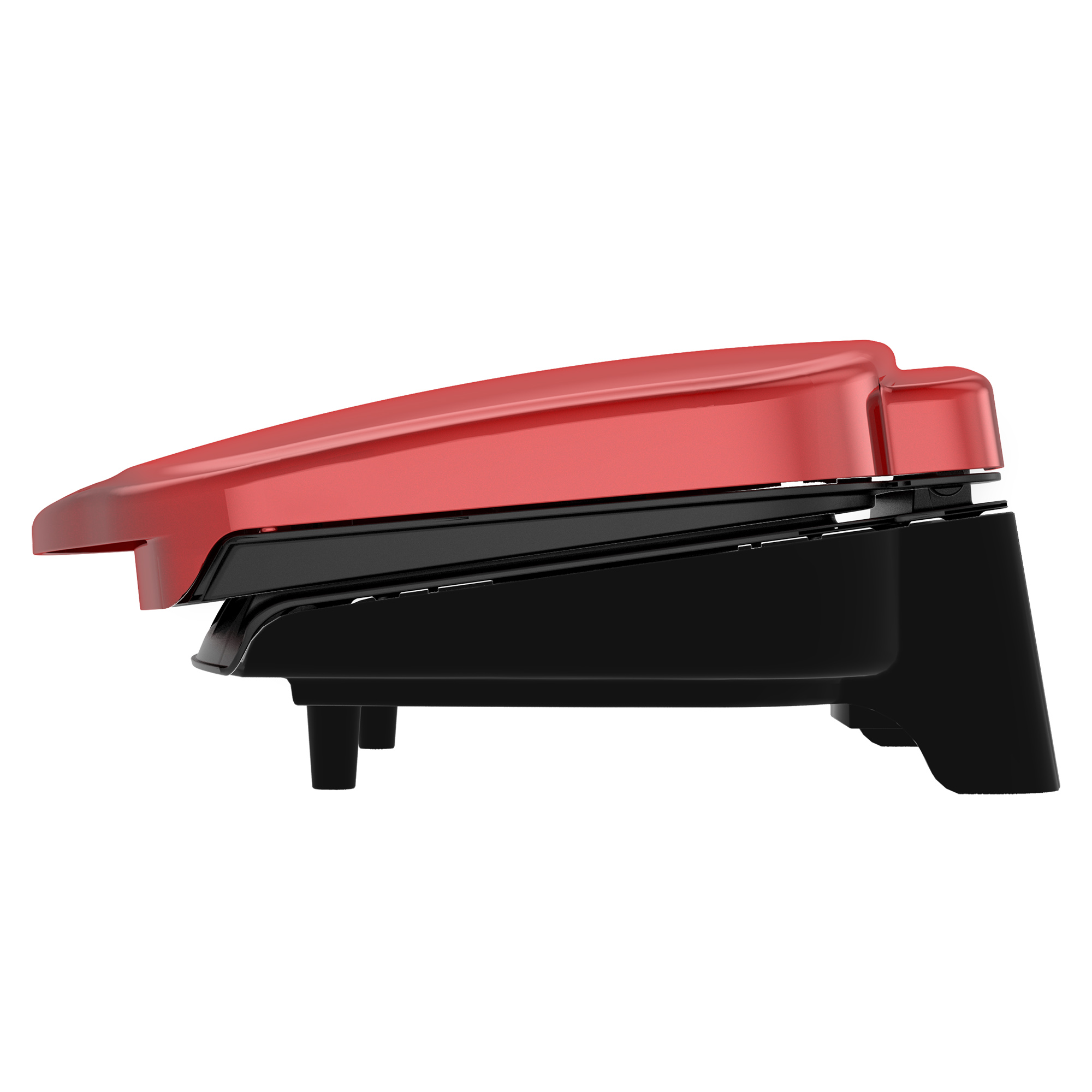George Foreman 2-Serving Classic Plate Electric Indoor Grill and Panini Press, Red, GR10RM - image 5 of 11