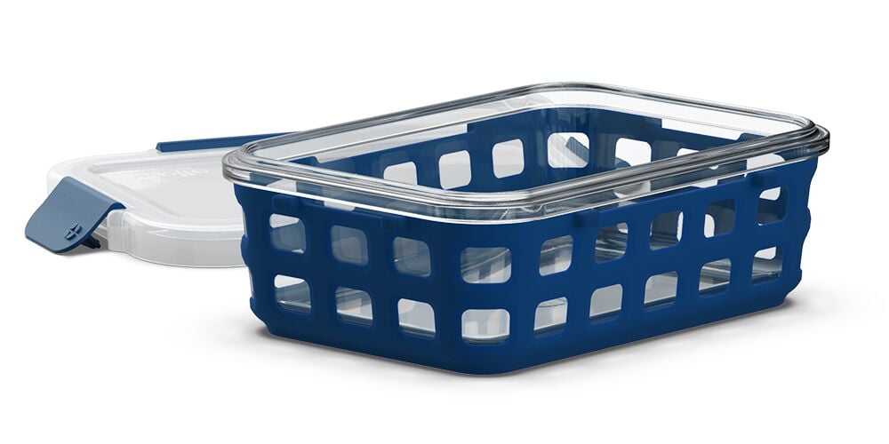 Ello Duraglass Mixed 10-pc. Food Storage Container Set, Blue - Blue