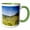 Green/White, variant on 3drose, Pear Orchards Bloom with Mount Adams, Hood River, Oregon, Usa, 11oz Magic Transforming Mug