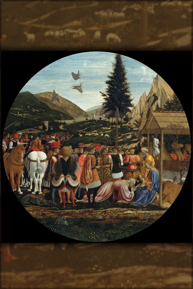 24"x36" Gallery Poster, Adoration of the Magi by domenico veneziano ...
