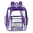 thumbnail image 2 of Up to 65 off!Yyuenw Clear Backpack Heavy Duty Transparent Backpack Waterproofs PVC Storage Bag Transparent Bookbag for School Large Capacity Clear Bag for College, Travel, Security, 2 of 5