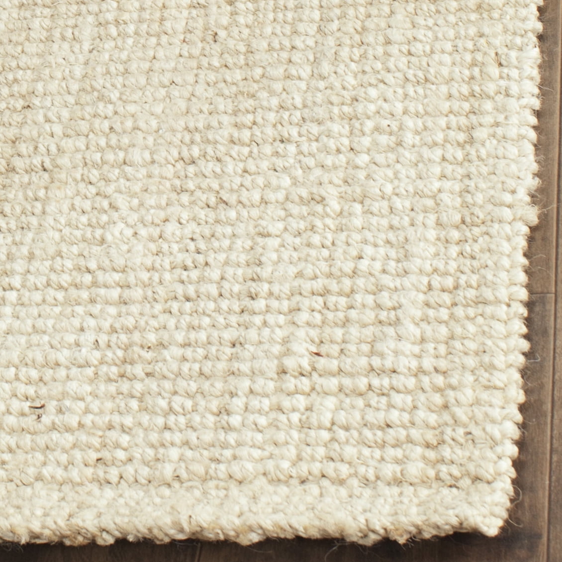 SAFAVIEH Natural Fiber Milica Solid Runner Rug, Ivory, 2'3" x 13' - Scandinavian Design, Ivory, Jute, Hand Woven Pattern, Ideal for Entryway, Kitchen, Living Room, Office, Hallway
