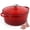 Red, variant on Enameled Cast Iron Dutch Oven, TAIMASI 5QT Dutch Oven Pot with Lid & Cotton Potholders, Heavy-Duty Cookware for Braising, Stews, Roasting, Bread Baking, All Stovetop Compatible (Cream White)